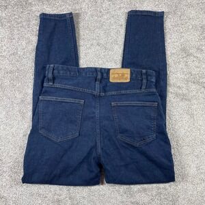 Patagonia Jeans Womens 31 x 28 Slim Dark Wash Organic Cotton Blend Indigo Blue